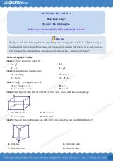 Đề thi học kì 1 Toán 7 Chân trời sáng tạo - Đề số 13